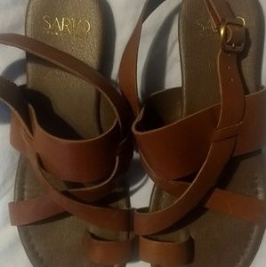 Franco Sarto Gia Sandals - Tan - Size 7
